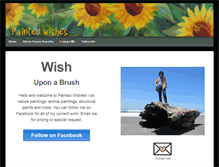 Tablet Screenshot of paintedwishes.com